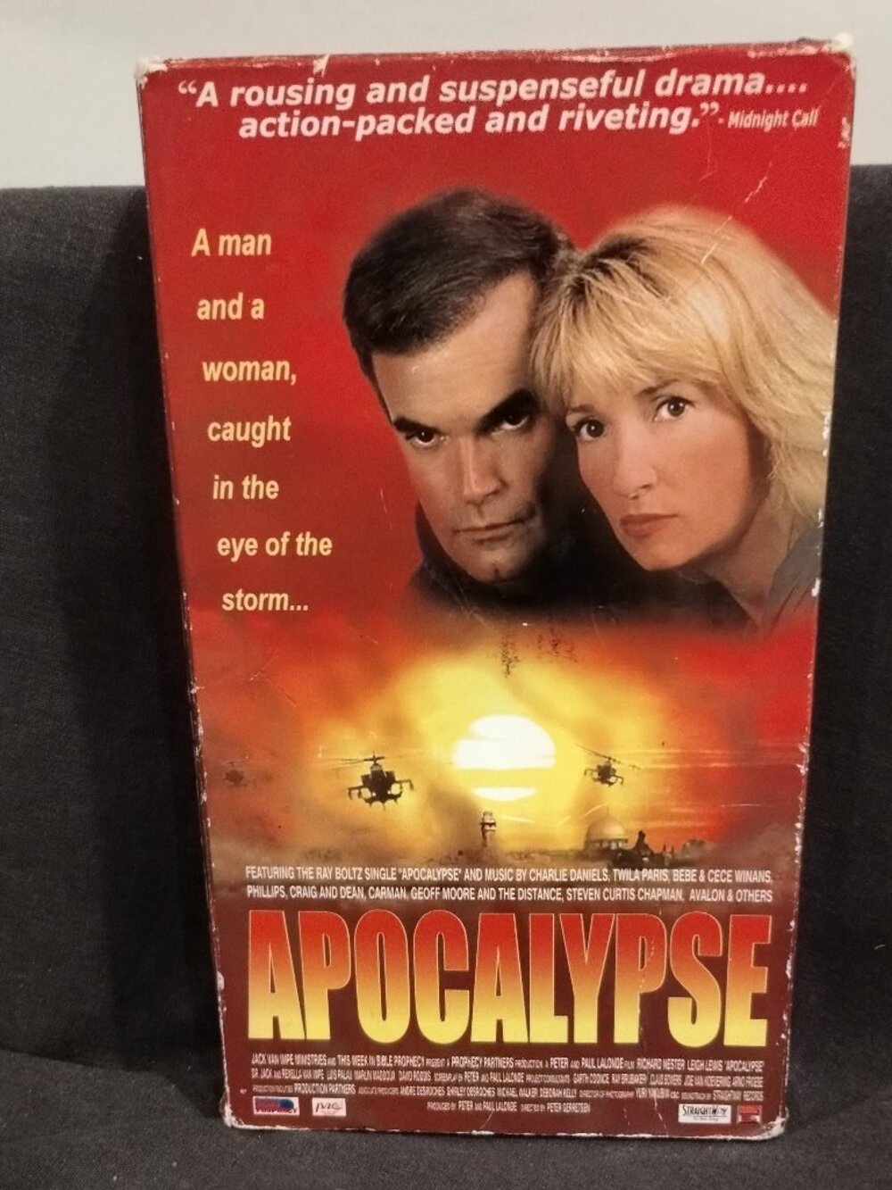 Apocalypse VHS 1998 Caught Eye Storm Christian End Times Movie Cloud Ten Rare